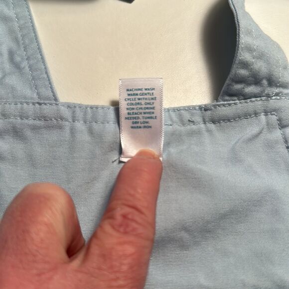 Baby Boys 100% Cotton Elephant Embroidered Overalls, size 12 months - Picture 8 of 9